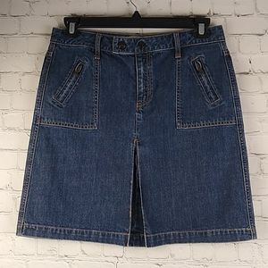 Gap Jeans Kick pleat Denim Skirt 10